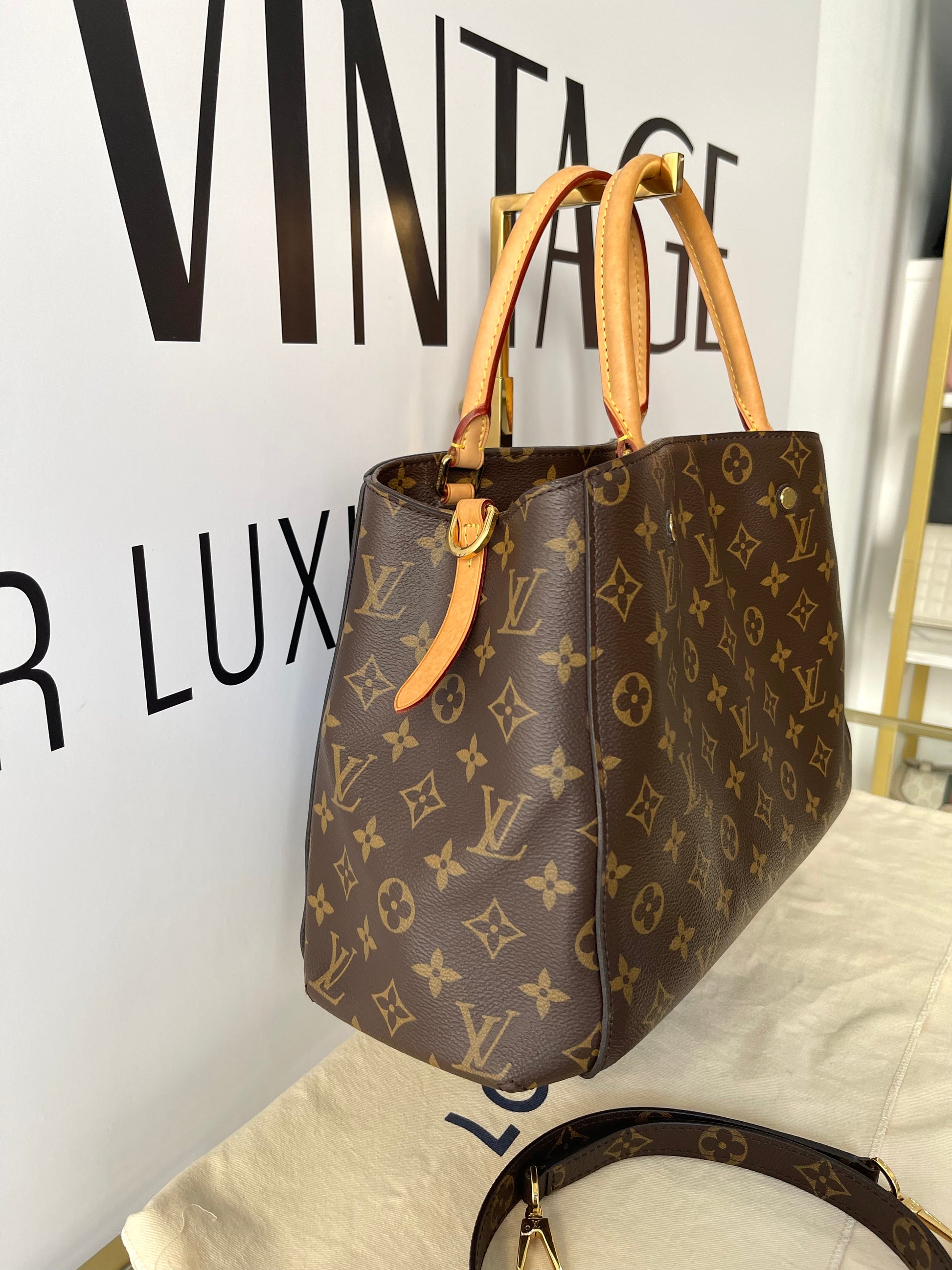 Borsa Montaigne MM Monogram Louis Vuitton