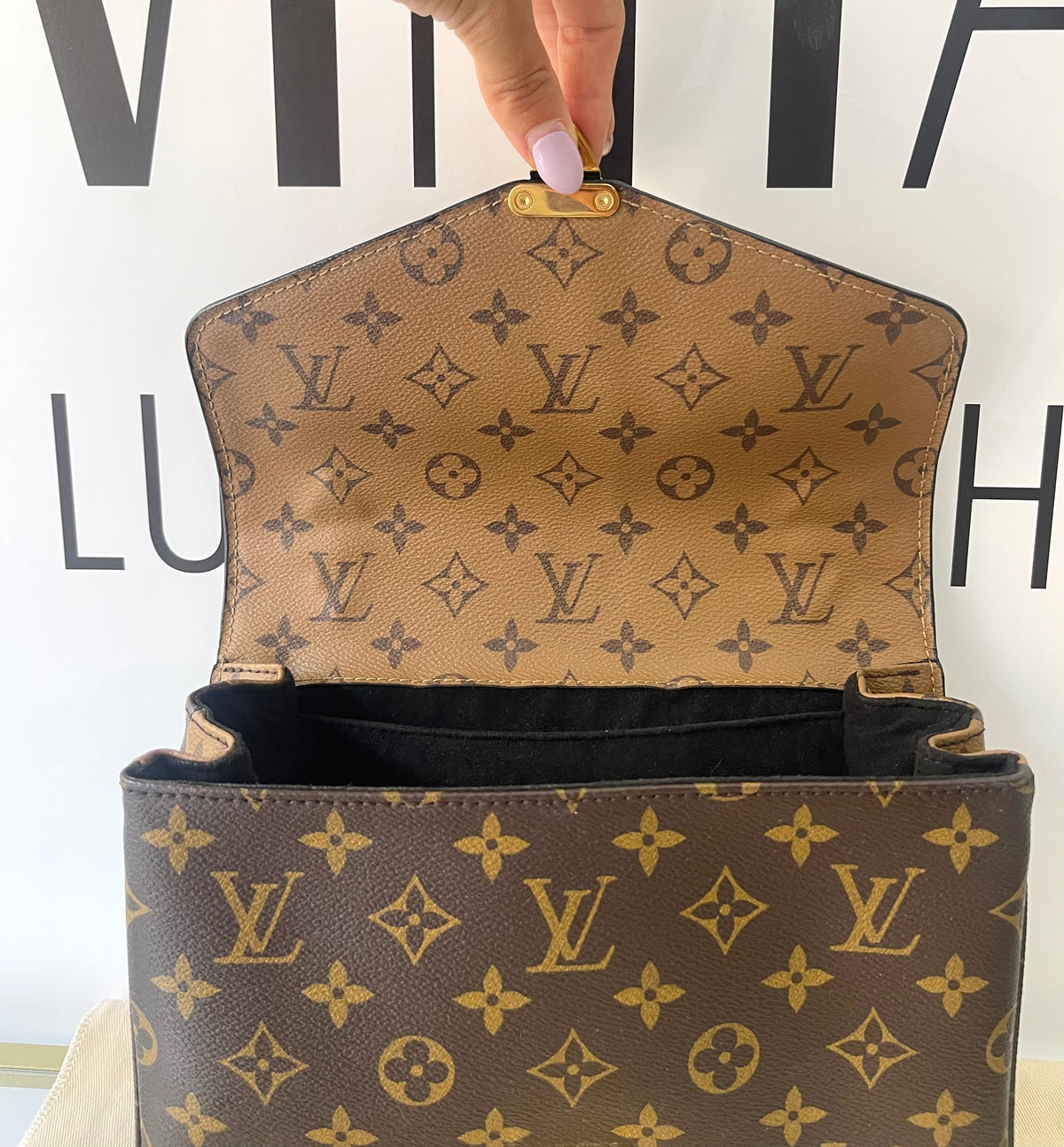 Borsa Métis Monogram Reverse Louis Vuitton