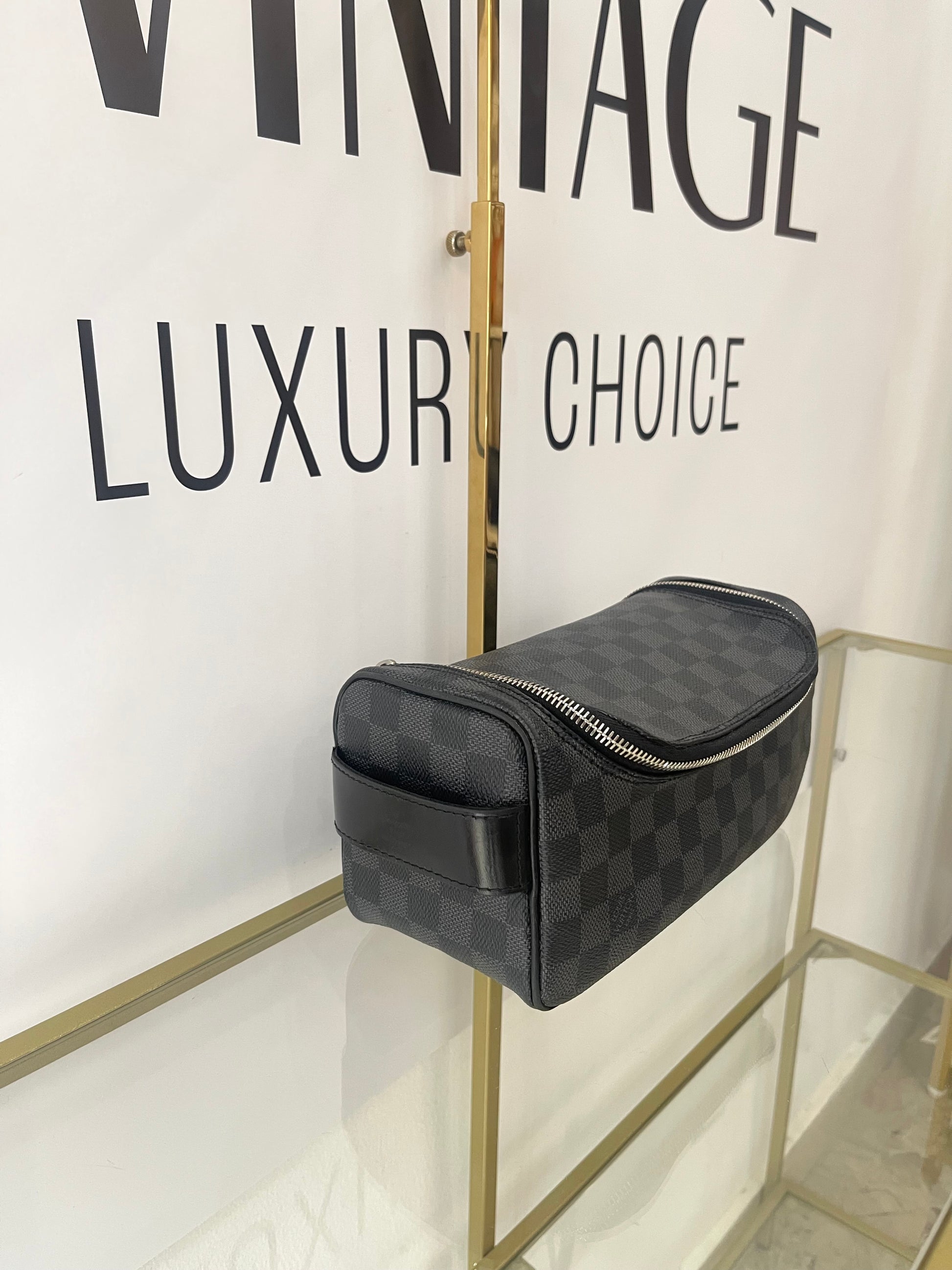 Toiletry Bag Damier Graphite Louis Vuitton