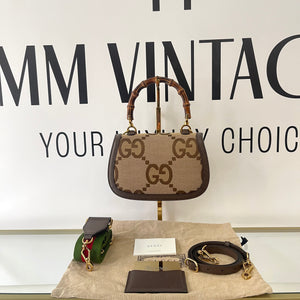 Borsa Bamboo 1947 Jumbo GG Gucci