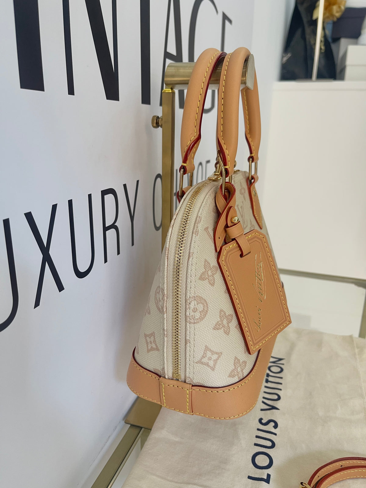 Borsa Alma BB Monogram Origine Lin Limited Edition Louis Vuitton