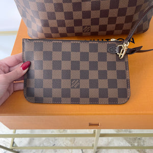 Borsa Neverfull PM Damier Ébène Louis Vuitton