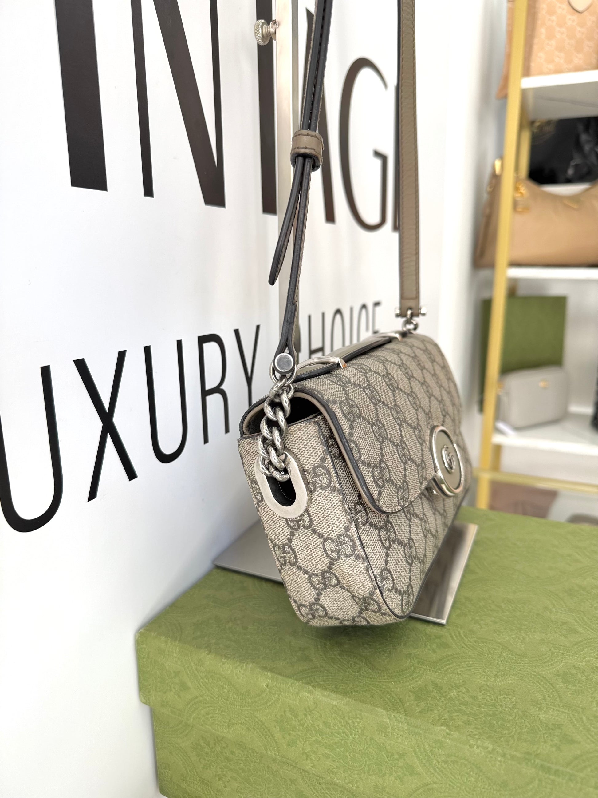 Borsa Petite GG Supreme Gucci