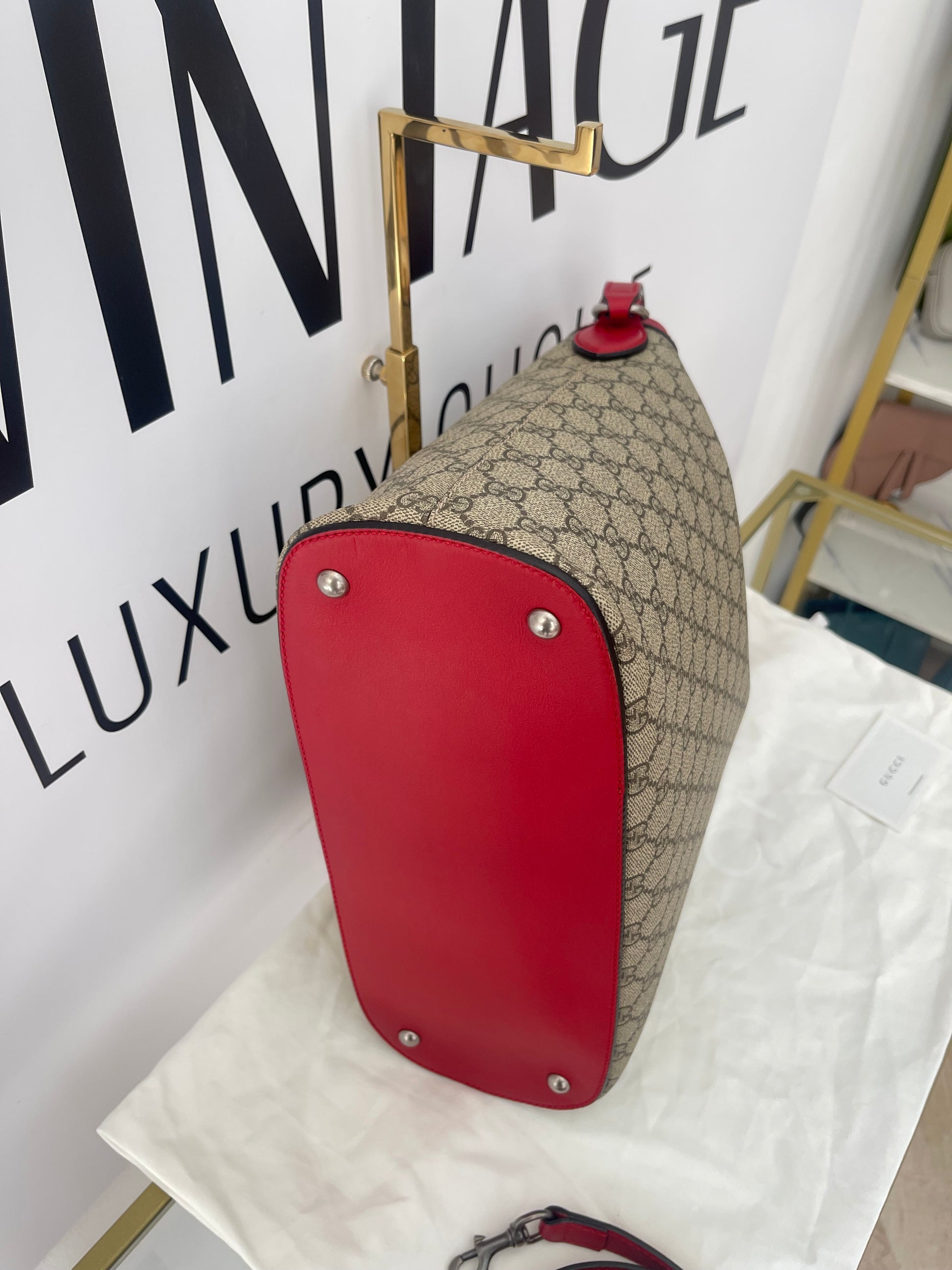 Borsa Hobo Linea A GG Supreme Gucci