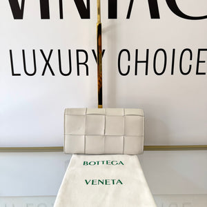 Portafoglio Cassette bianco Bottega Veneta