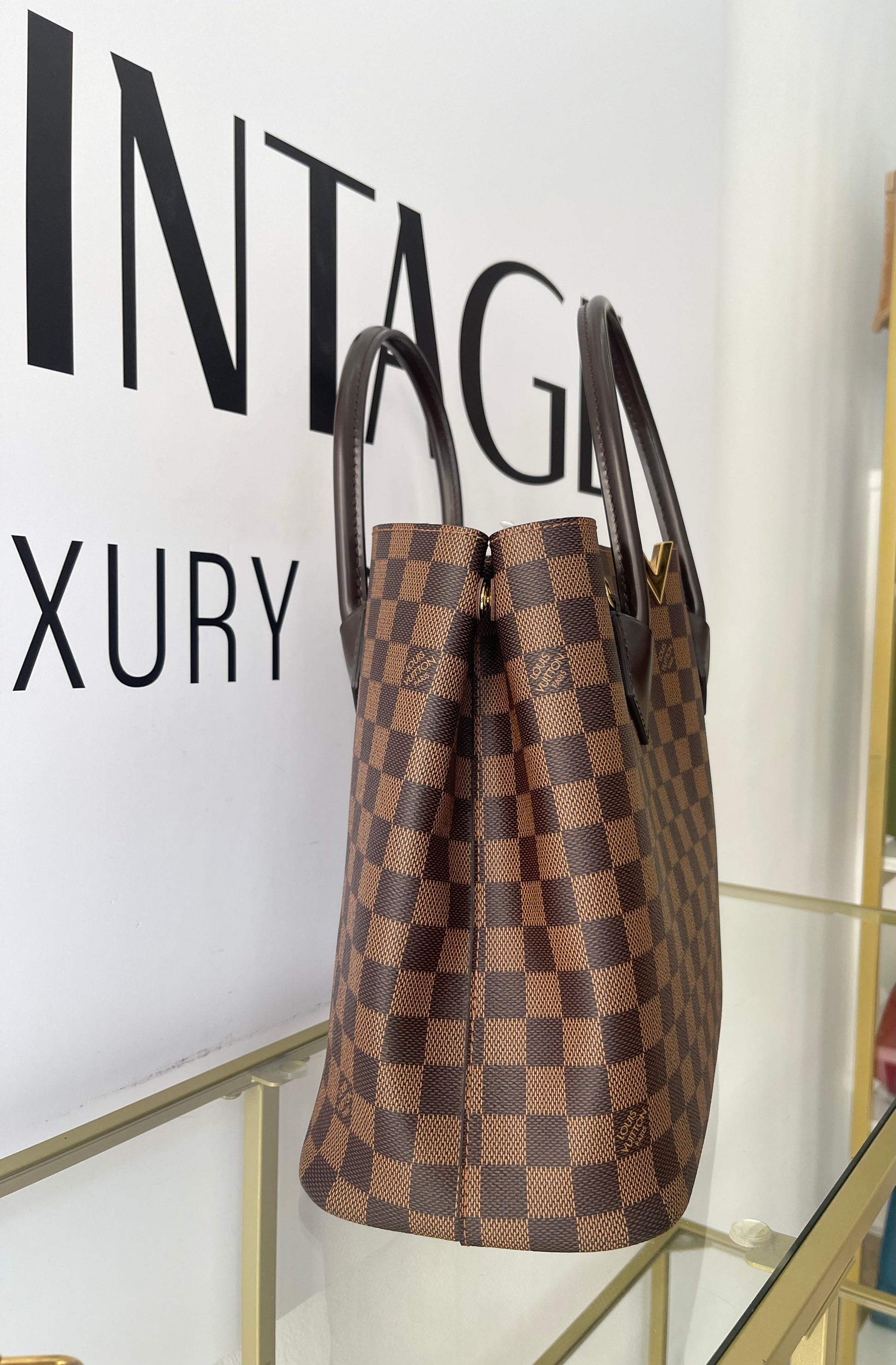Borsa Kensington Damier Ebène Louis Vuitton