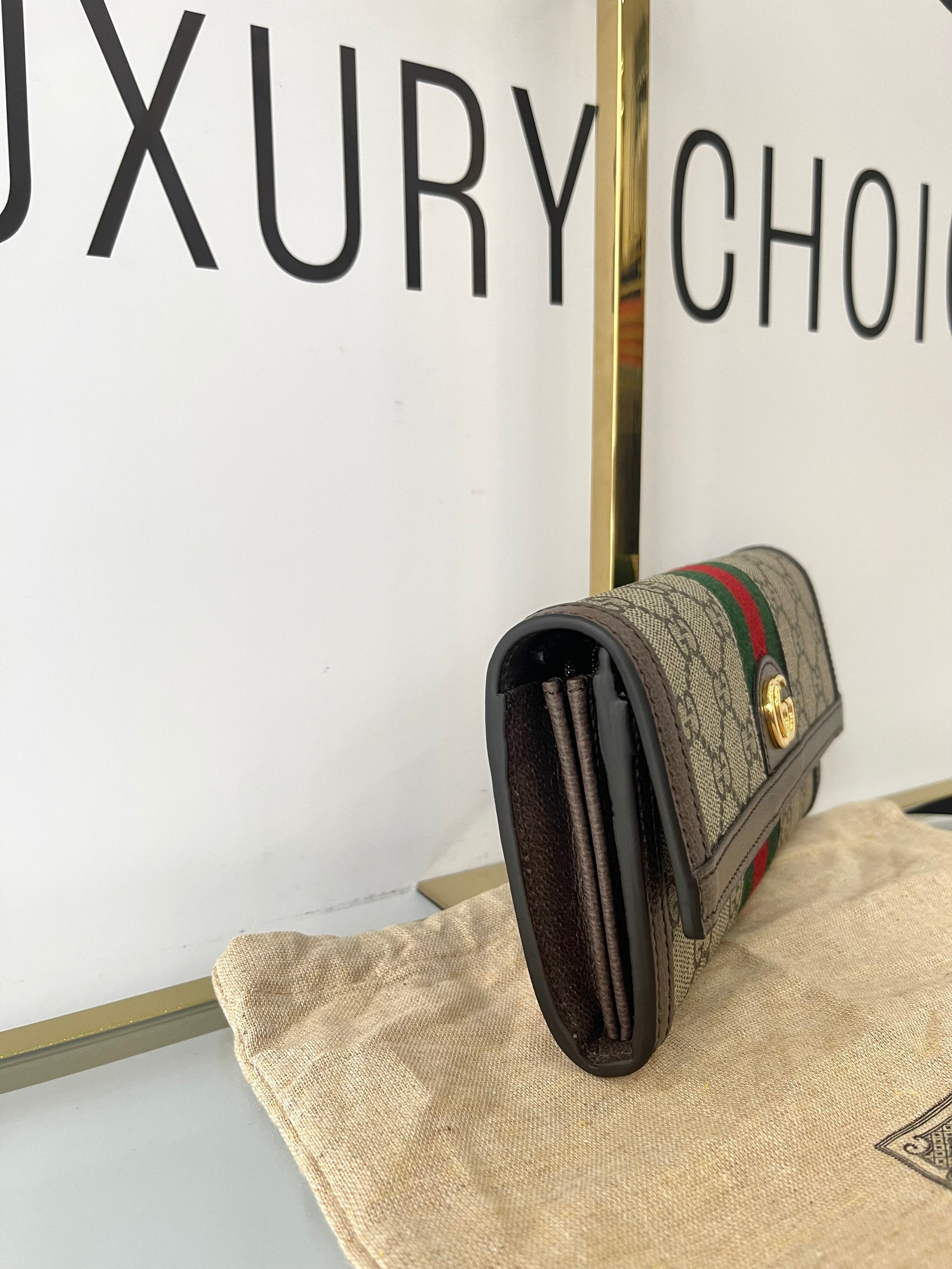 Portafoglio Continental Ophidia GG Gucci