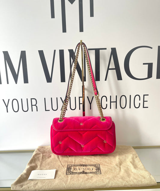 Borsa Marmont 26 Velvet GG Torchon Gucci