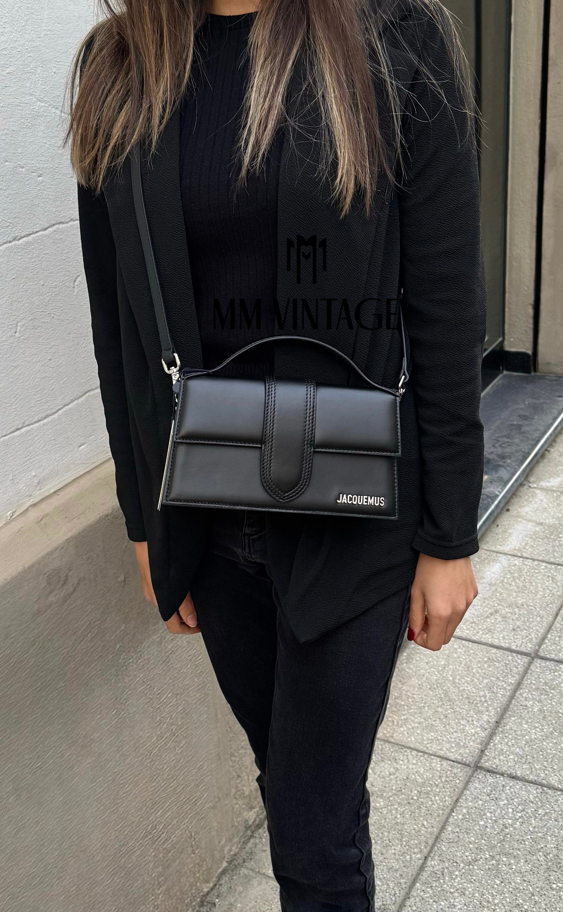 Borsa Le Grand Bambino black hw argento Jacquemus