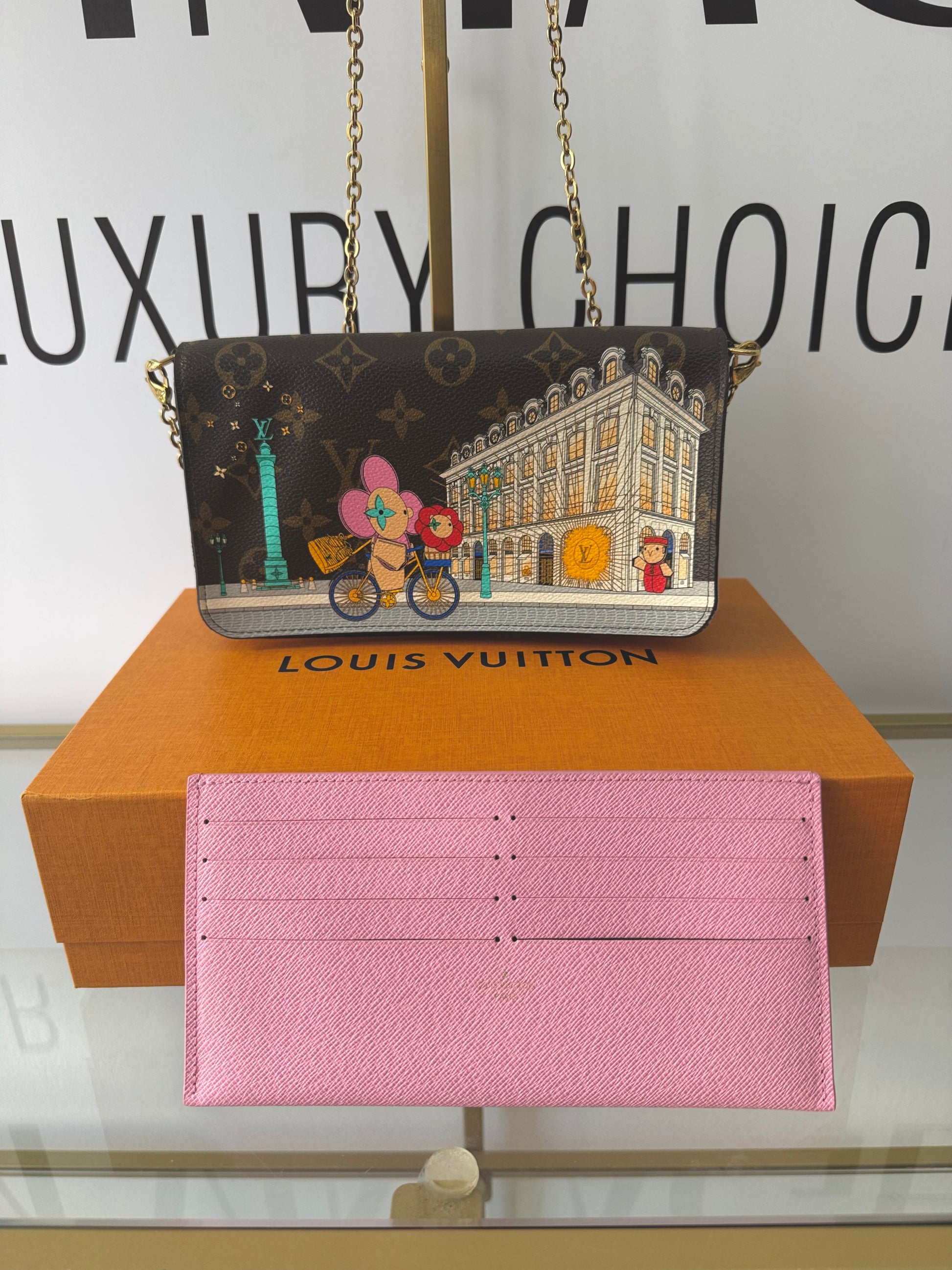 Borsa Félicie Vivienne Westwood in Paris Monogram Limited Edition Louis Vuitton