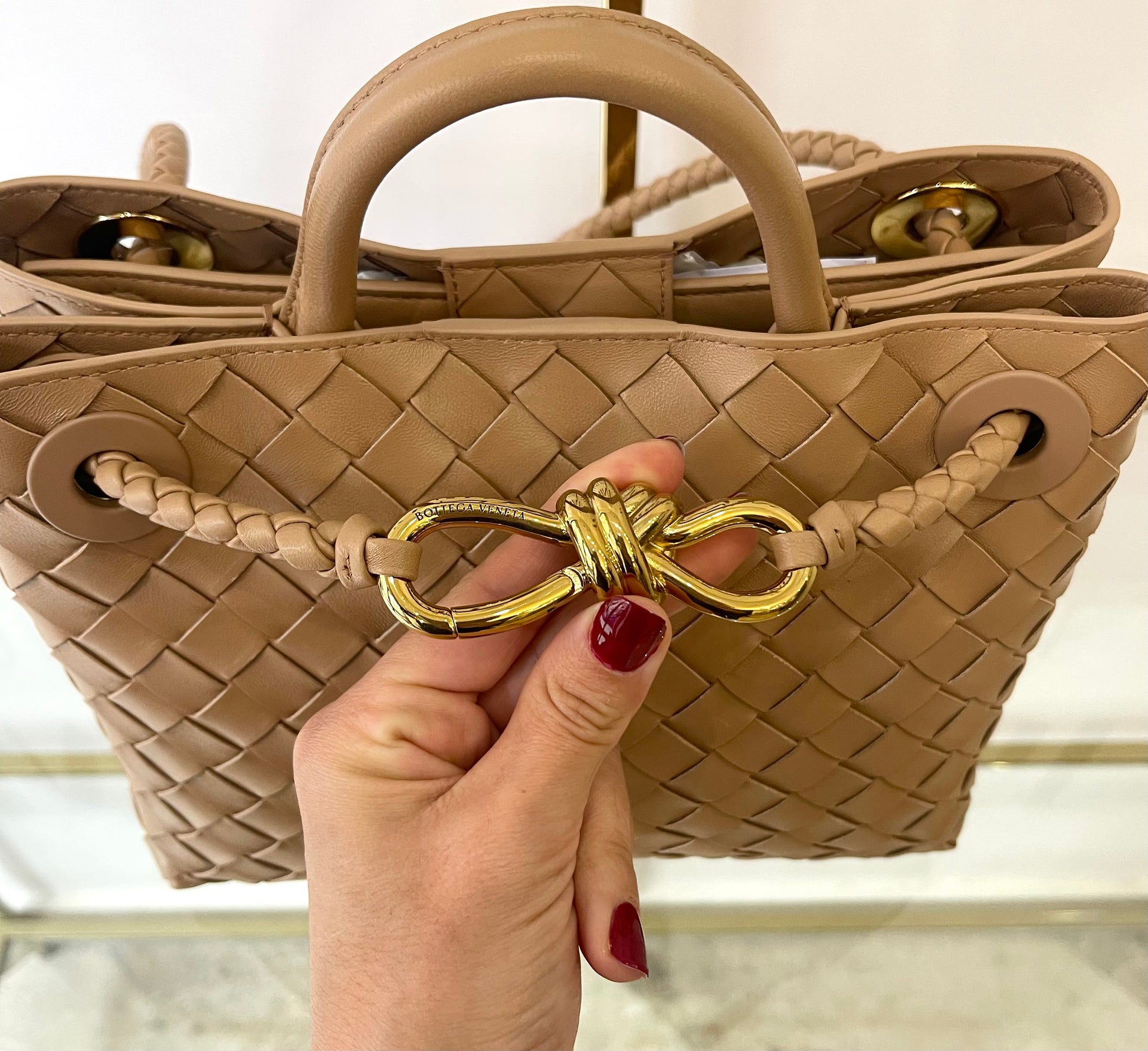 Borsa Andiamo misura piccola Bottega Veneta