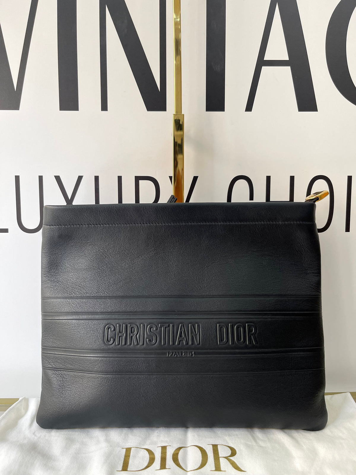 Pochette Stripe Pouch Christian Dior