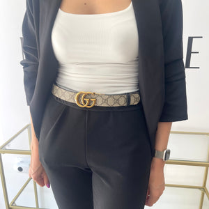 Cintura reversibile GG Marmont Supreme 3 cm Gucci