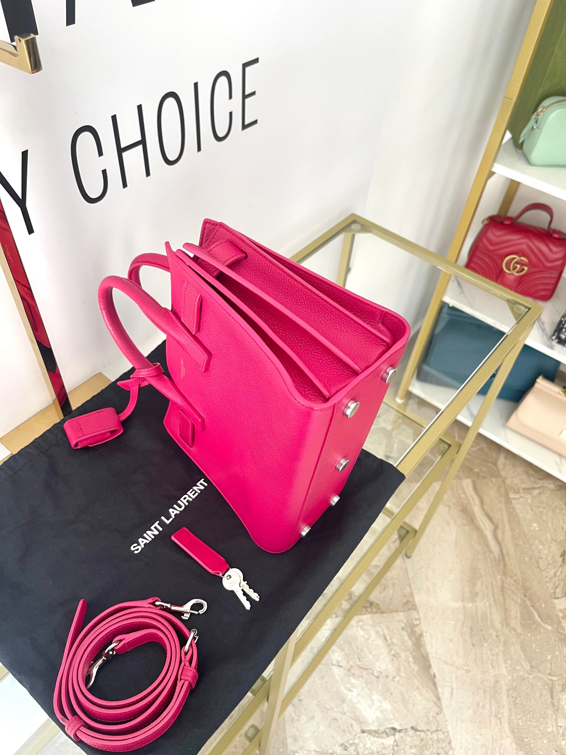 Borsa Sac De Jour Nano Saint Laurent