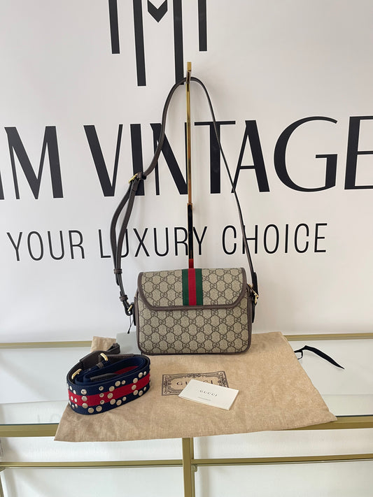 Borsa Ophidia GG Supreme dettaglio Web Gucci