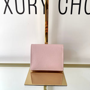 Portafoglio in Saffiano rosa Prada