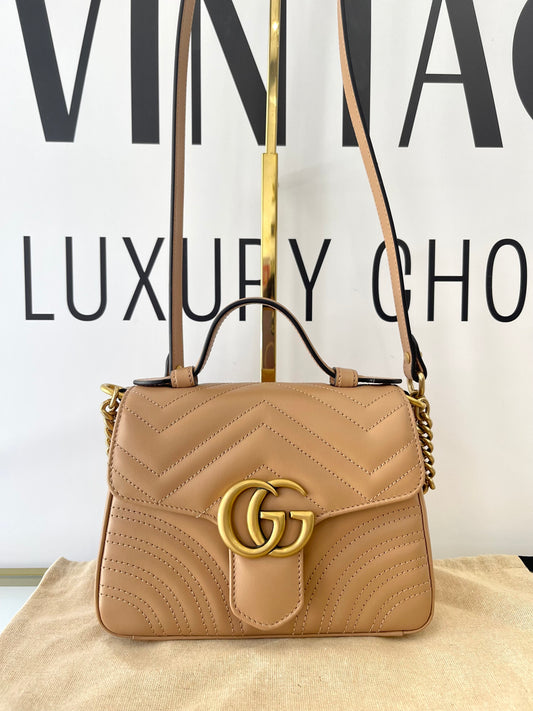 Borsa Marmont GG beige Gucci