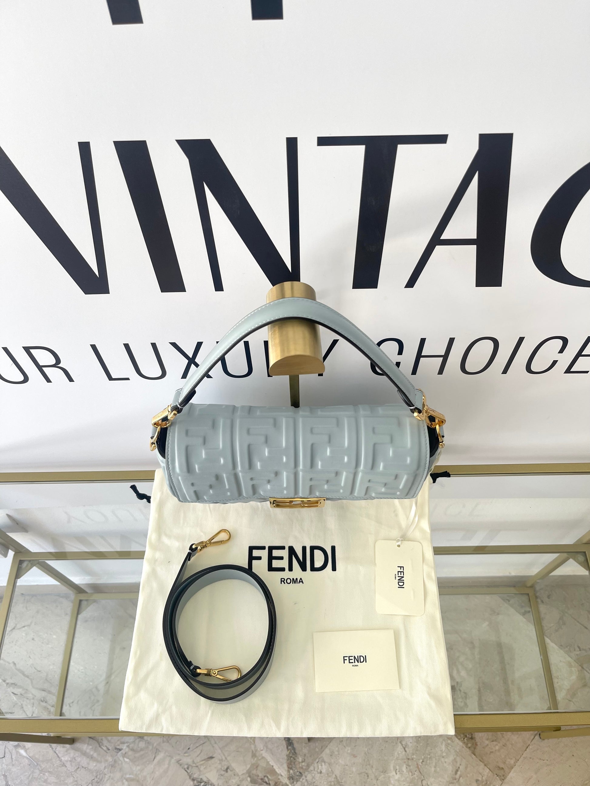 Borsa Baguette FF Fendi