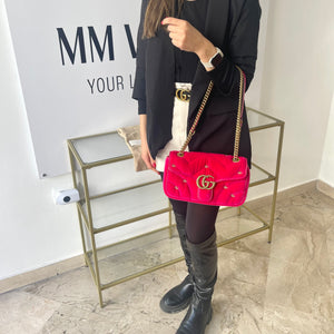 Borsa Marmont 26 Velvet GG Torchon Gucci