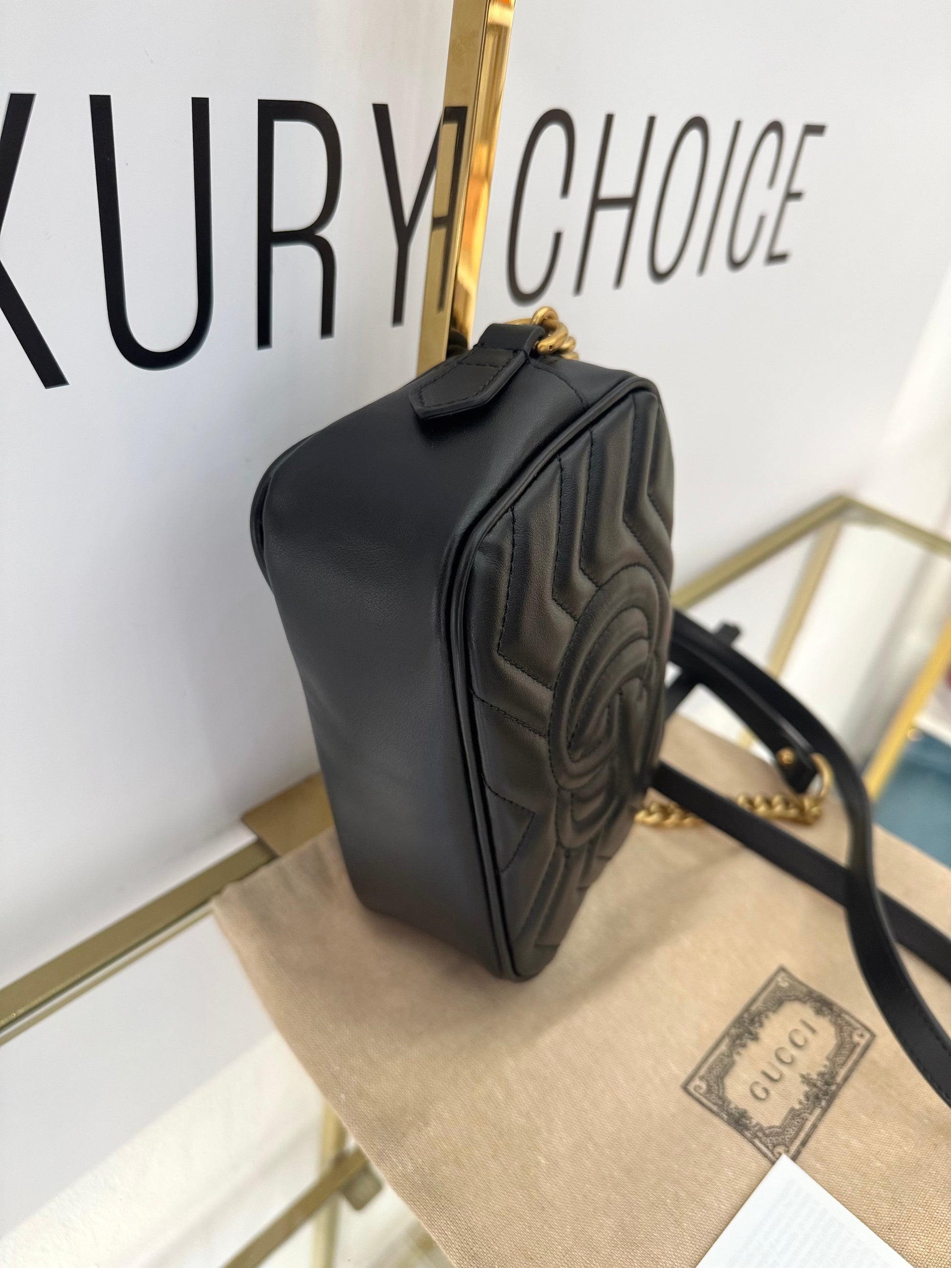 Borsa Mini Camera Bag GG Marmont Gucci