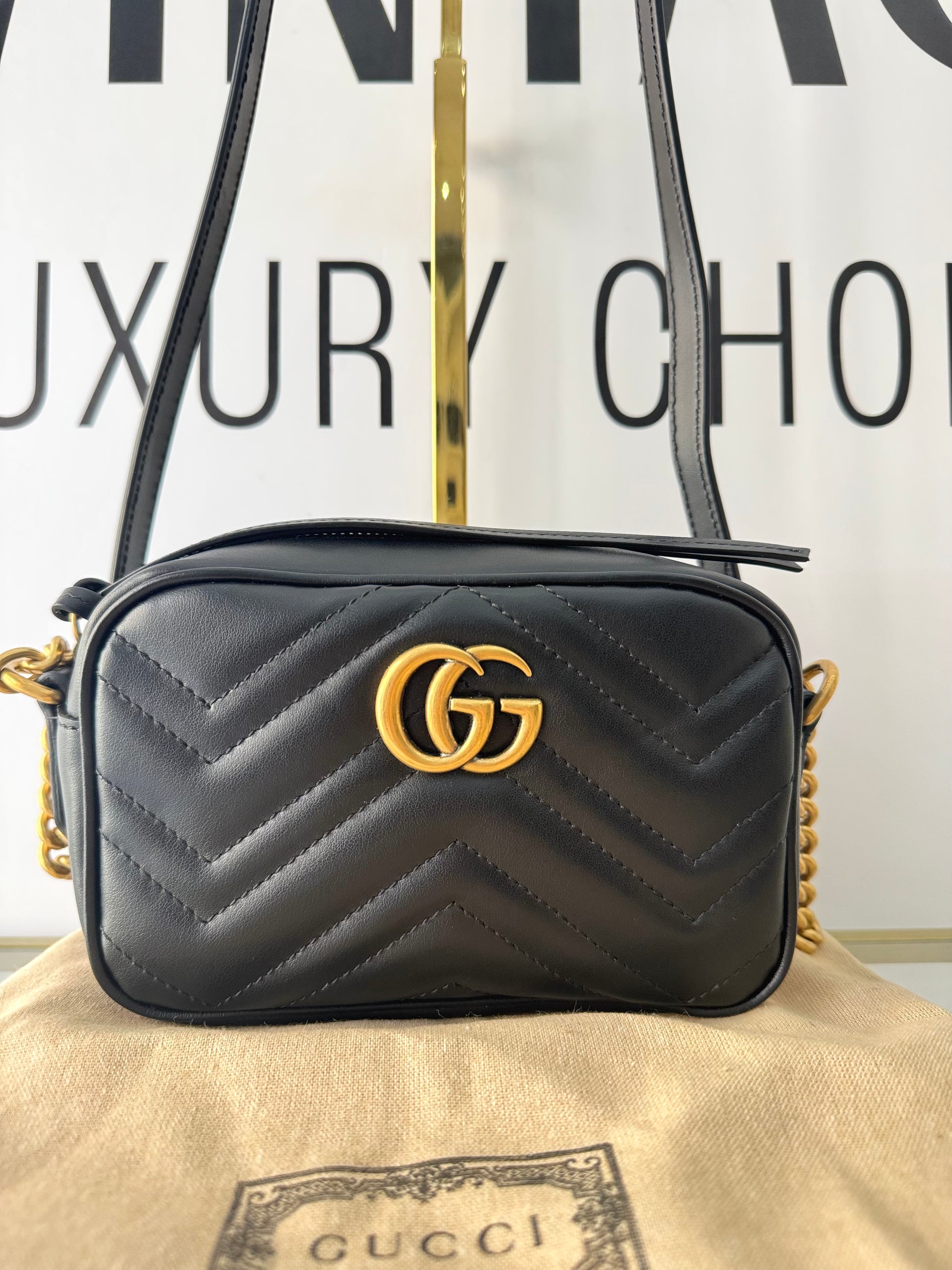 Borsa Mini Camera Bag GG Marmont Gucci