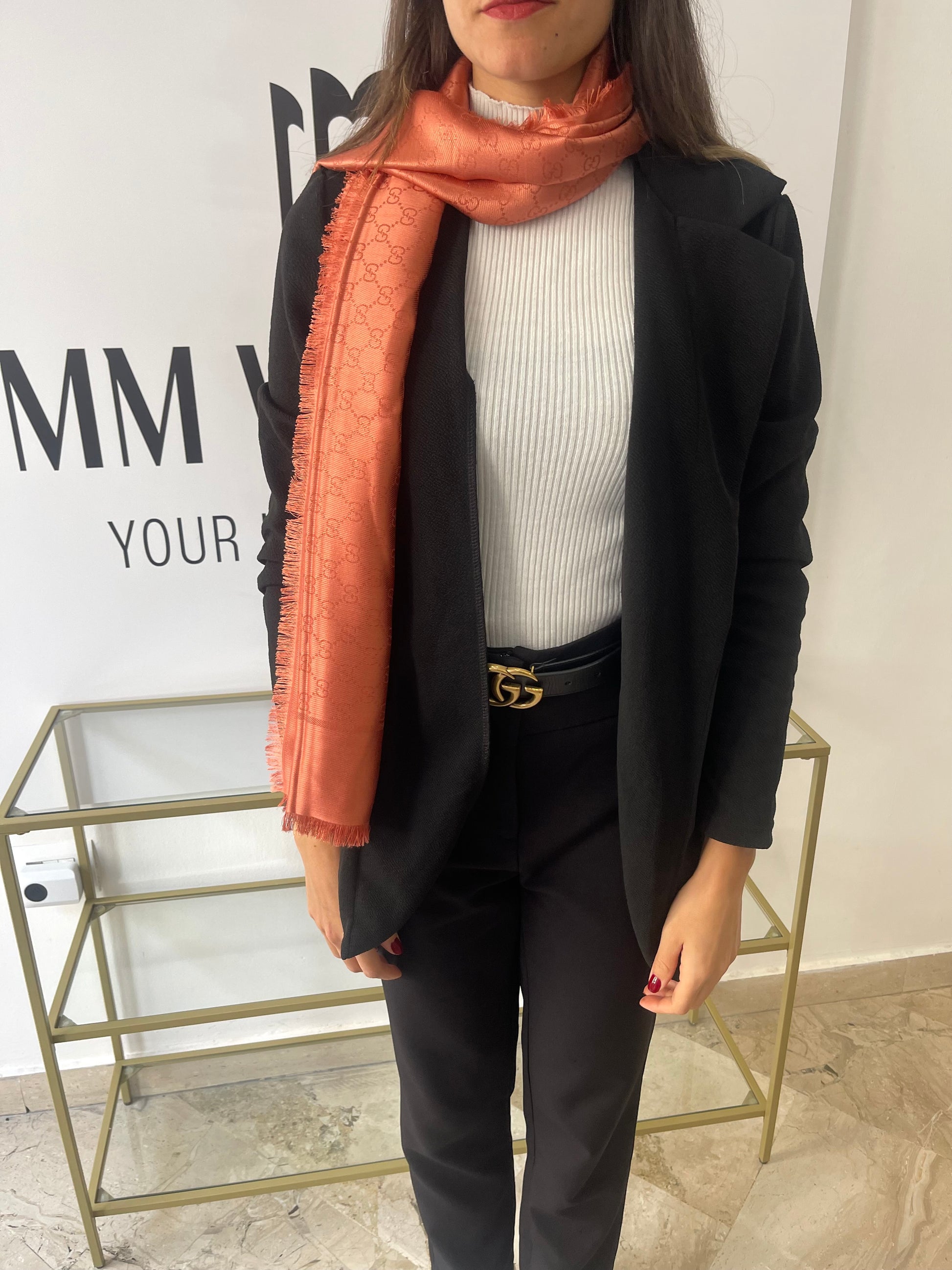 Scialle GG Lamé Gucci