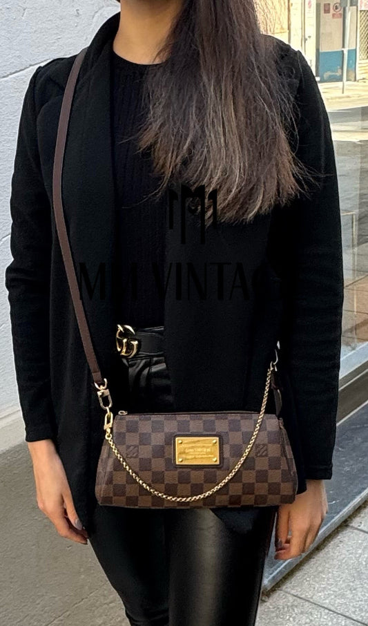 Borsa Eva Damier Ebène Louis Vuitton