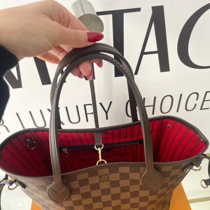 Borsa Neverfull PM Damier Ébène Louis Vuitton