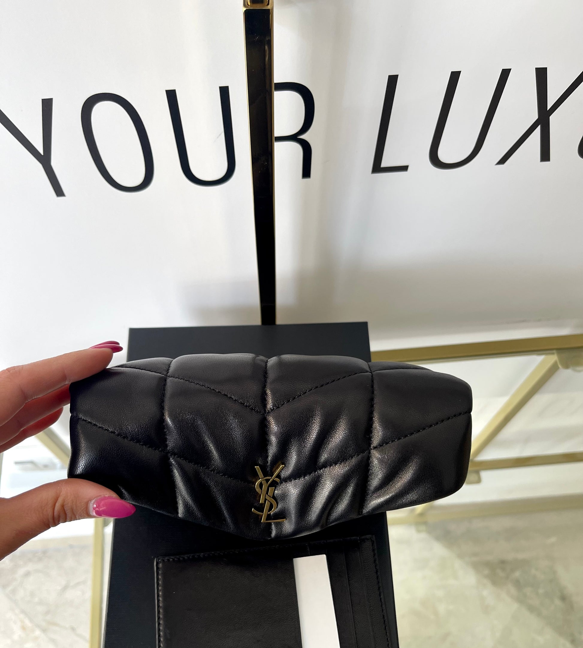 Pouch LouLou Puffer Saint Laurent