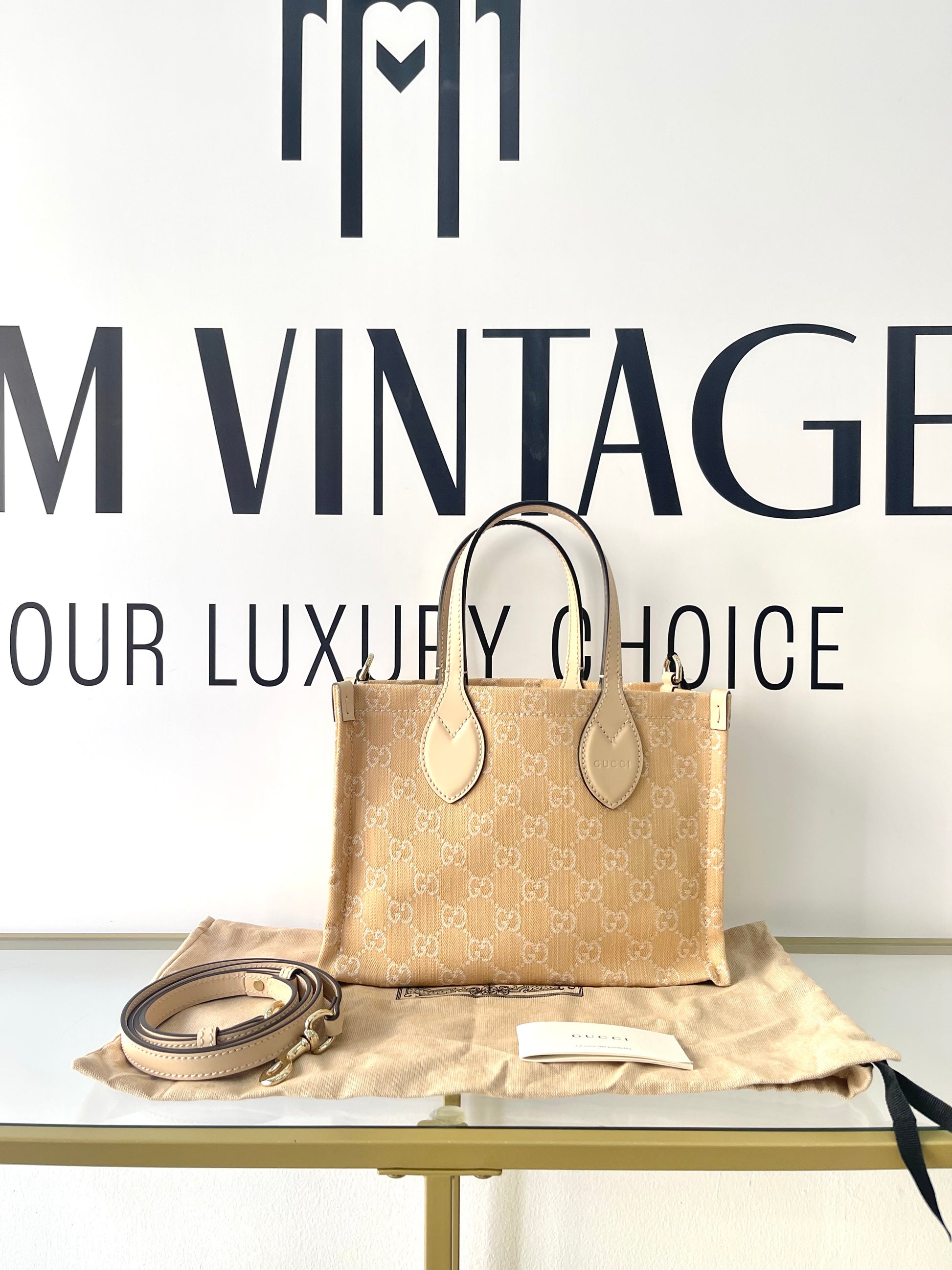 Borsa Shopping Ophidia in denim Gucci