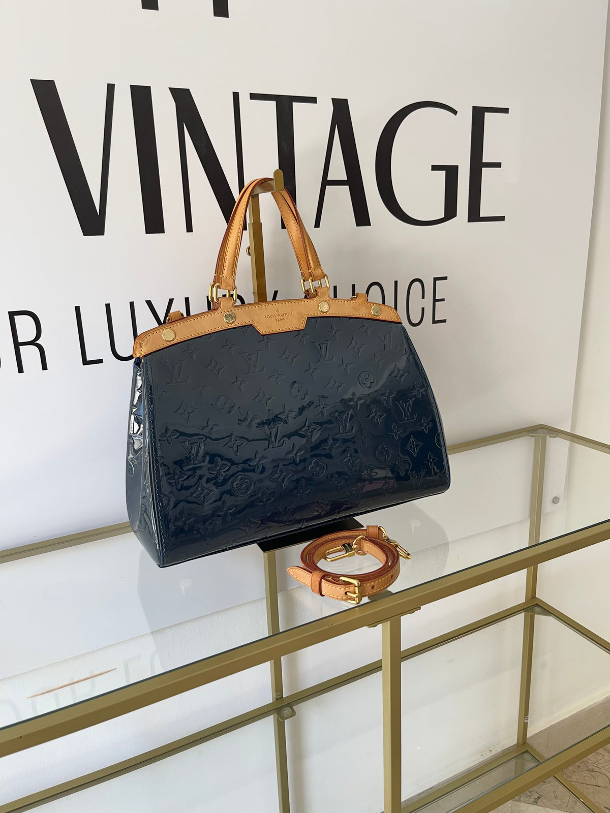 Borsa Bréa MM Monogram Vernis Louis Vuitton