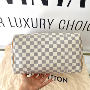 Borsa Speedy 30 Damier Azur Louis Vuitton