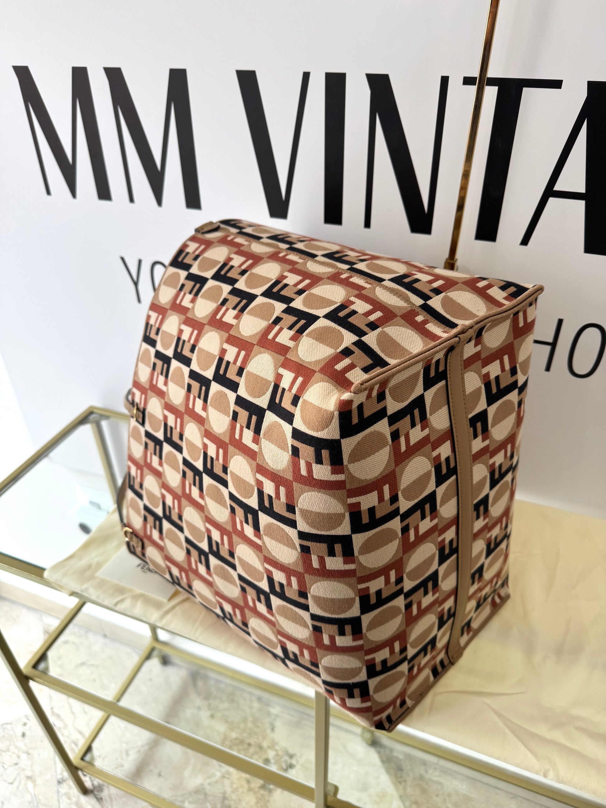 Borsa Shopping Roll Large Reversibile Fendi