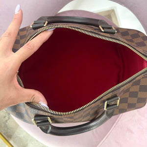 Borsa Speedy 30 Damier Ebène Louis Vuitton