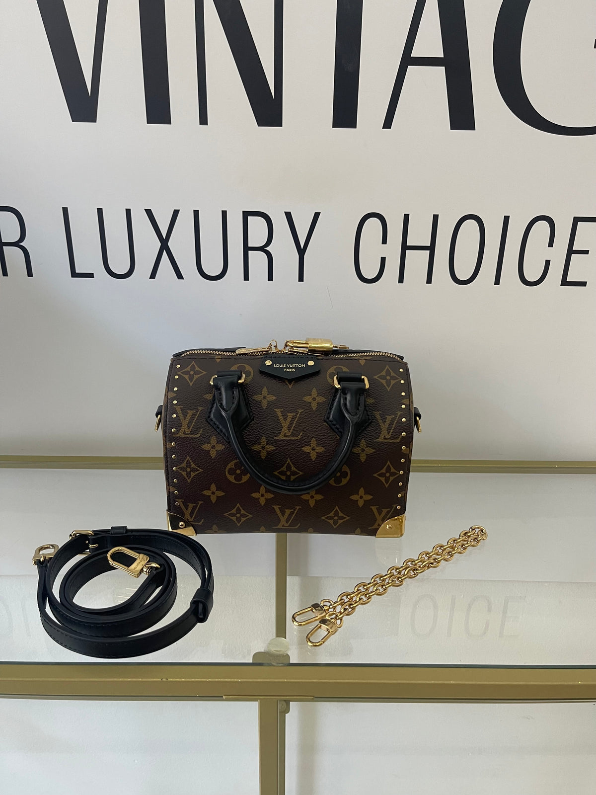 Borsa Speedy Trunk 20 Monogram Louis Vuitton
