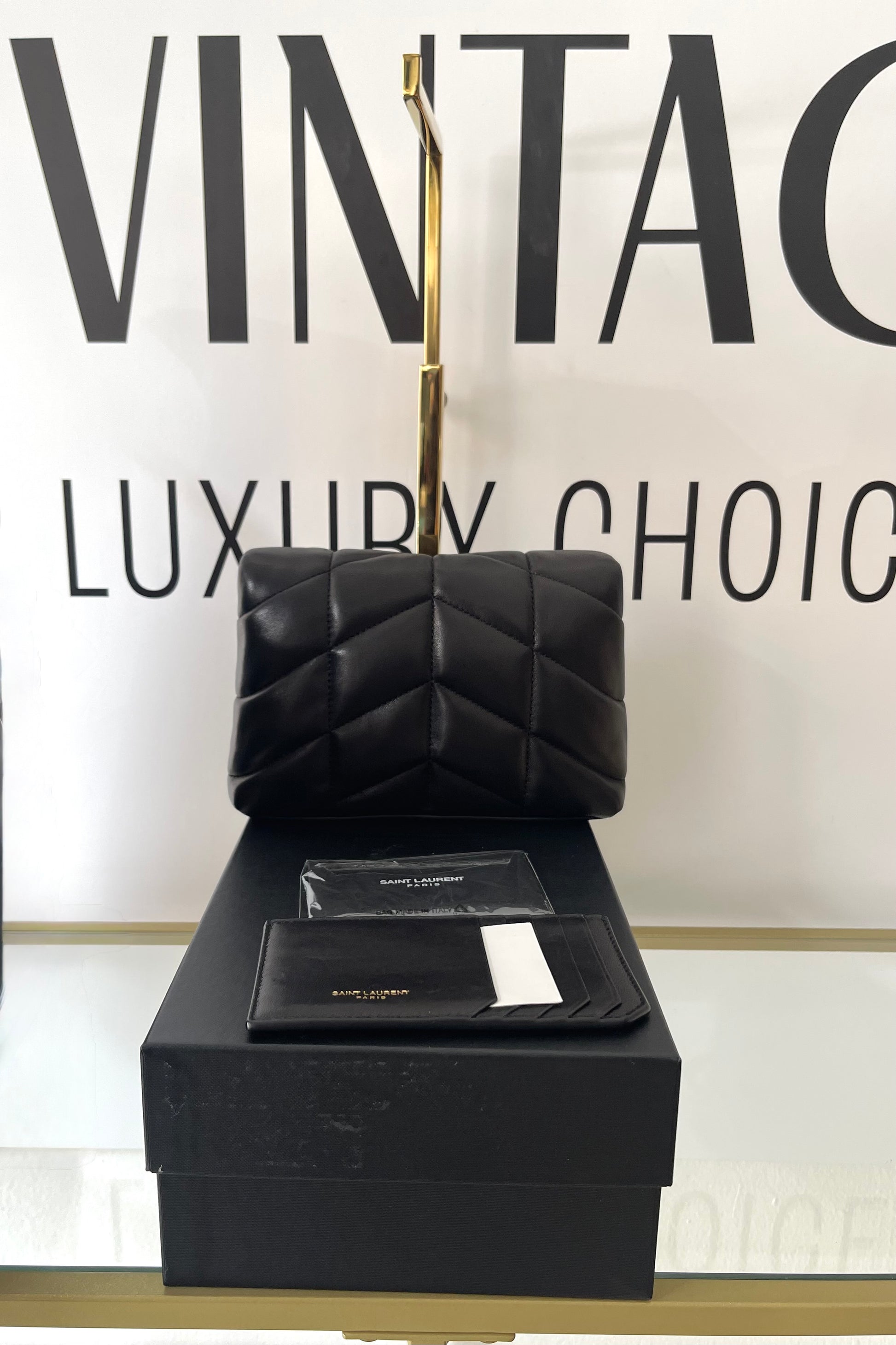 Pouch LouLou Puffer Saint Laurent