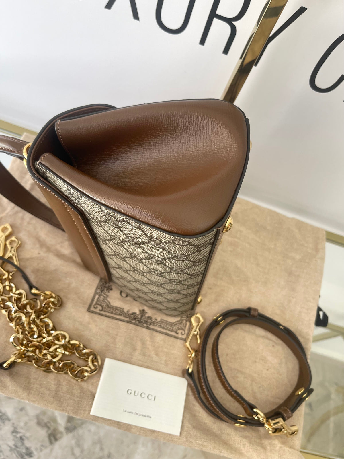 Borsa Horsebit 1955 GG Supreme Gucci