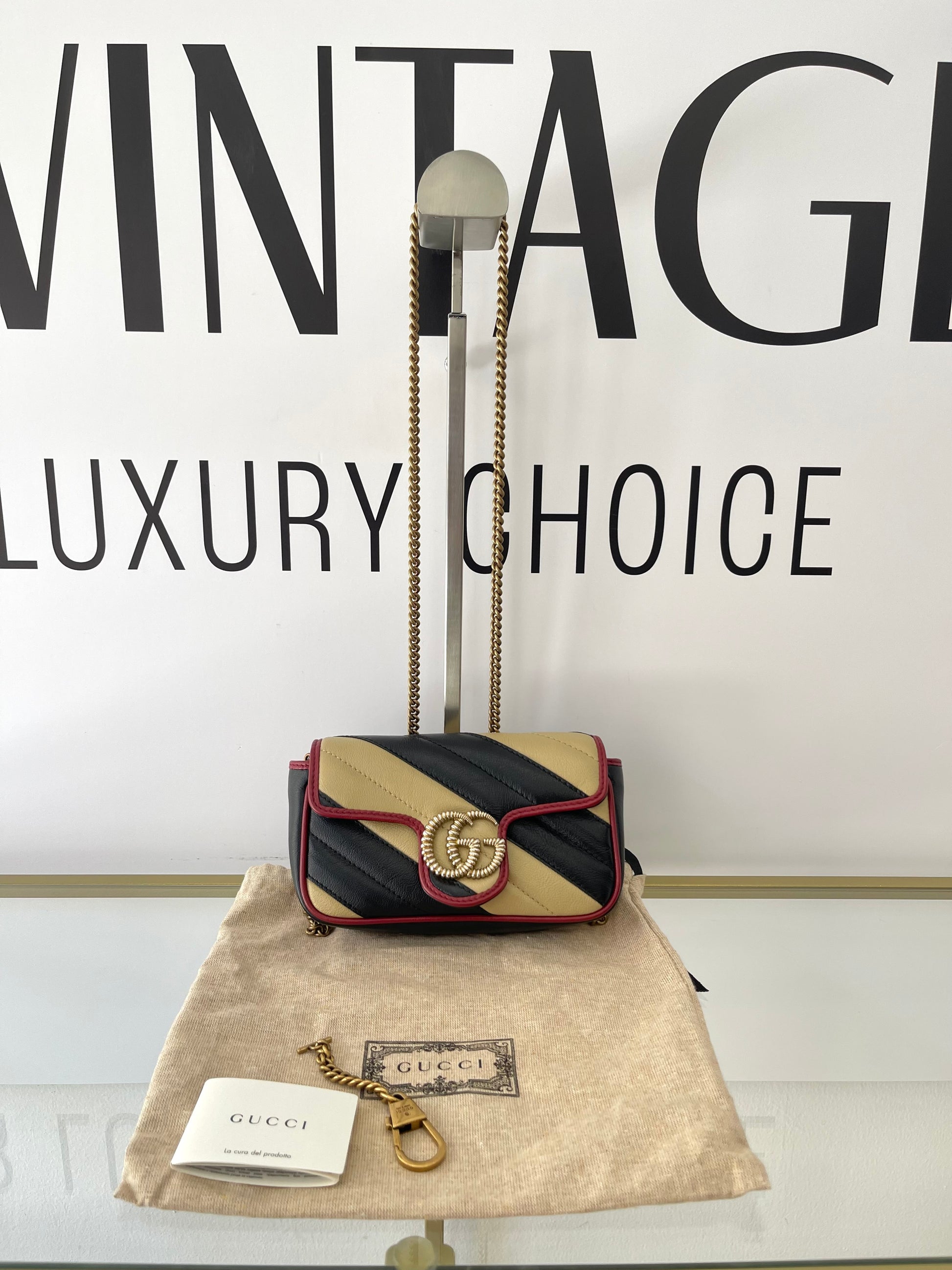 Borsa Mini Marmont GG Torchon Gucci