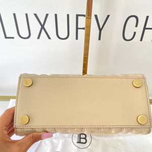Borsa B-Buzz pelle trapuntata 22 Beige Balmain