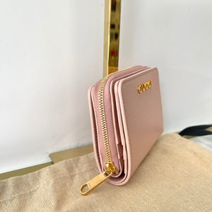 Portafoglio con logo Gucci rosa chiaro