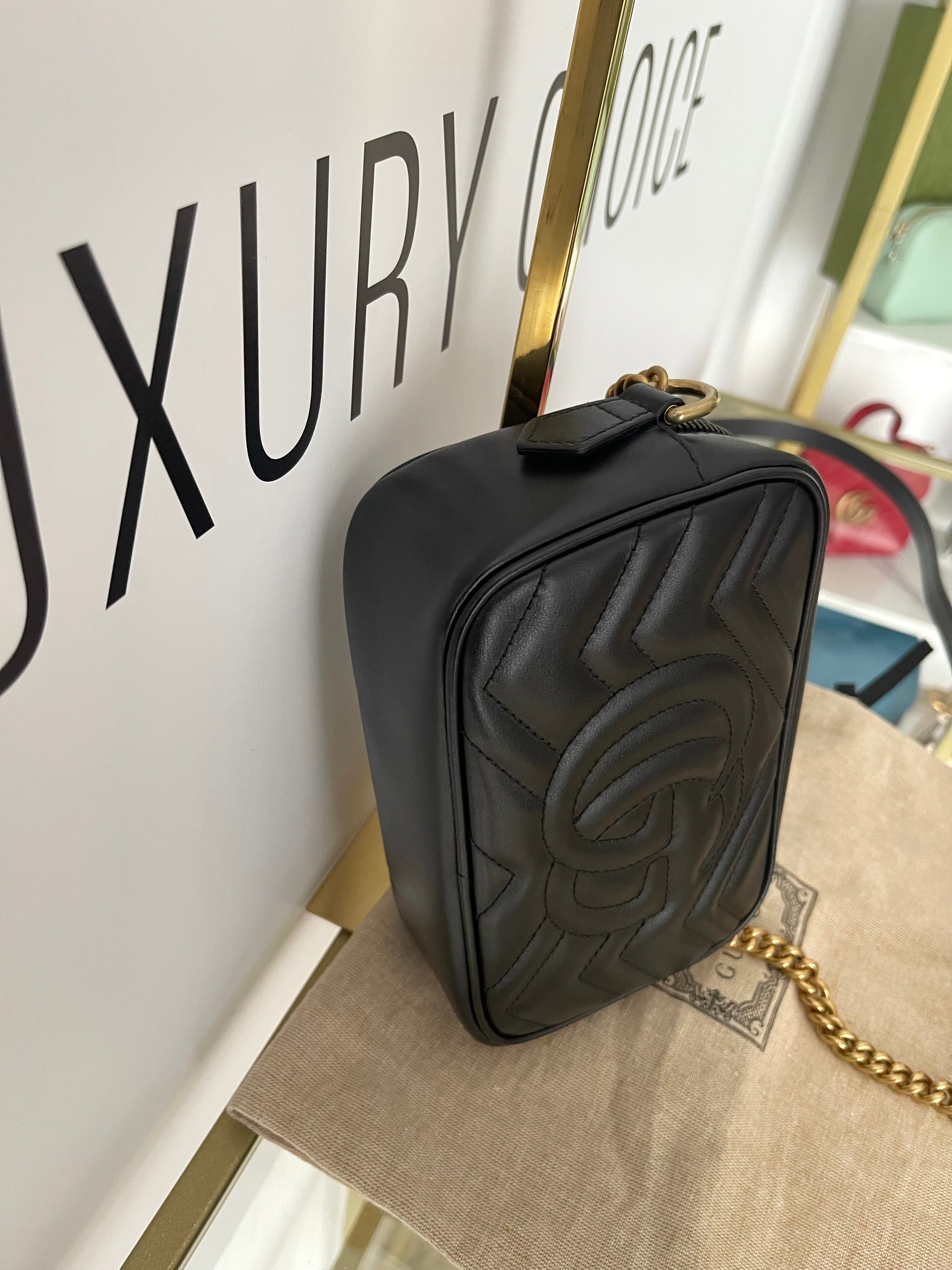 Borsa Mini Camera Bag GG Marmont Gucci