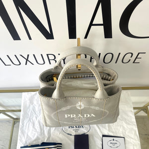 Borsa Shopping Bag Canapa Prada