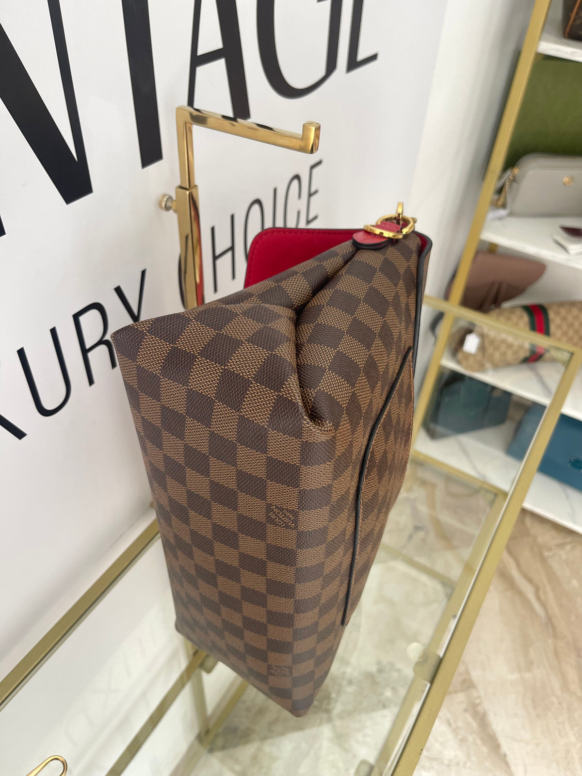 Borsa Beaubourg MM Damier Ebène Louis Vuitton