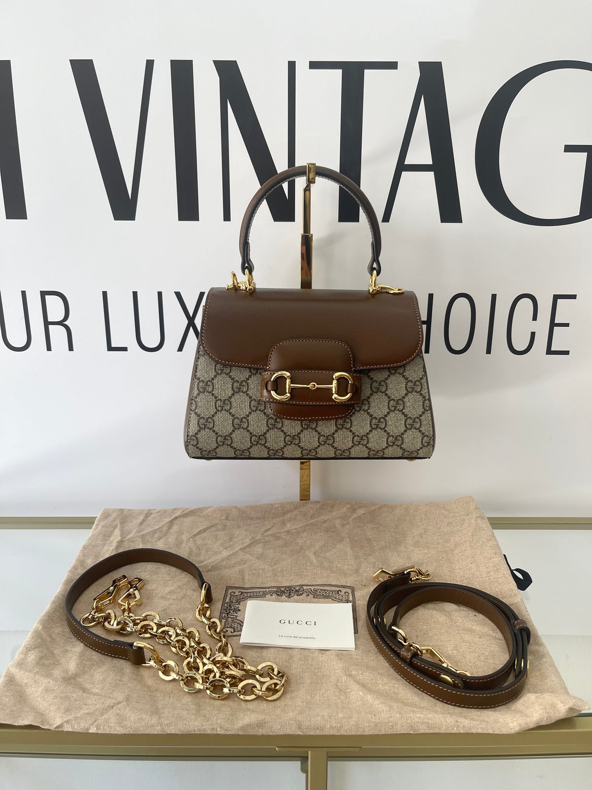Borsa Horsebit 1955 GG Supreme Gucci