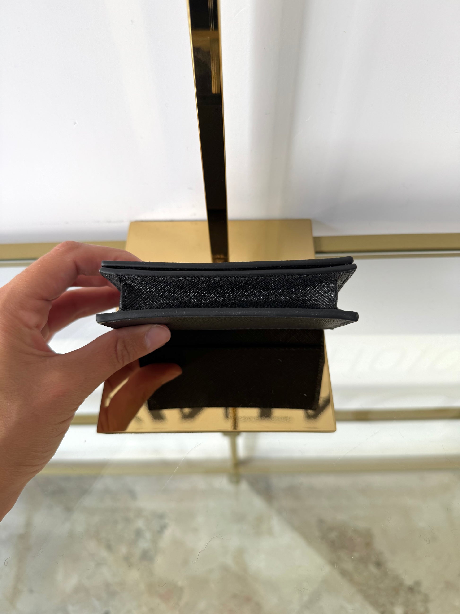 Portamonete in Saffiano Prada