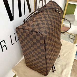 Borsa Neverfull MM Damier Ebène Louis Vuitton