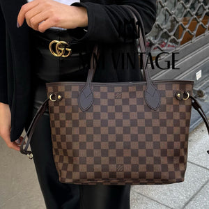 Borsa Neverfull PM Damier Ébène Louis Vuitton