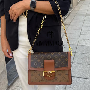 Borsa Dauphine MM Monogram/Monogram Reverse Louis Vuitton