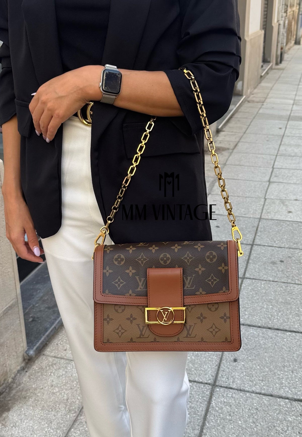 Borsa Dauphine MM Monogram/Monogram Reverse Louis Vuitton
