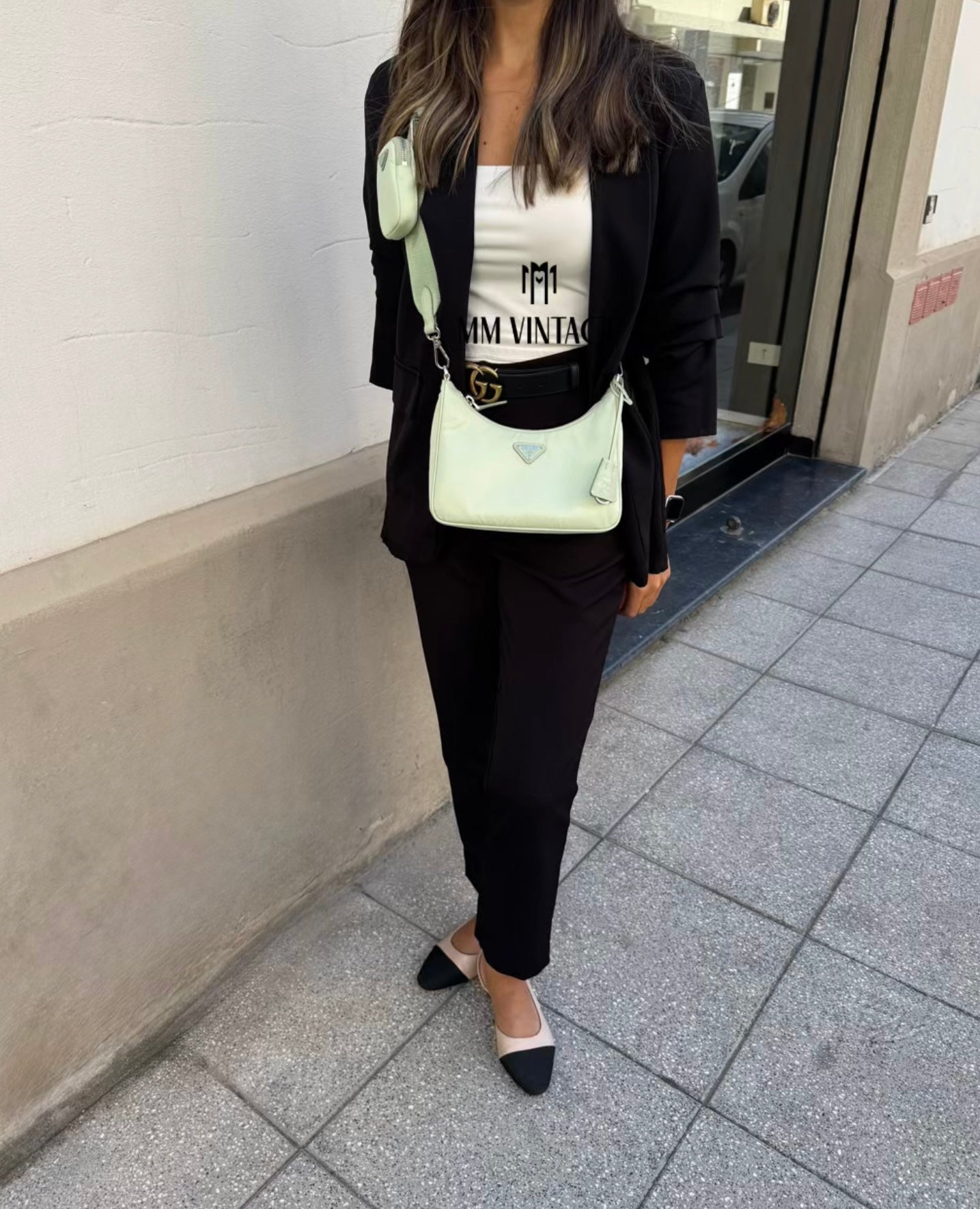 Borsa Re-Edition 2005 in Re-Nylon e Saffiano Acqua Prada